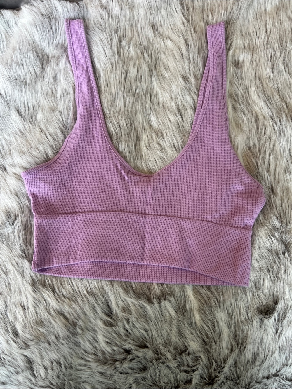 Victoria’s Secret Lilac Waffle Knit Two-Piece Lounge Set - Picture 11 of 12